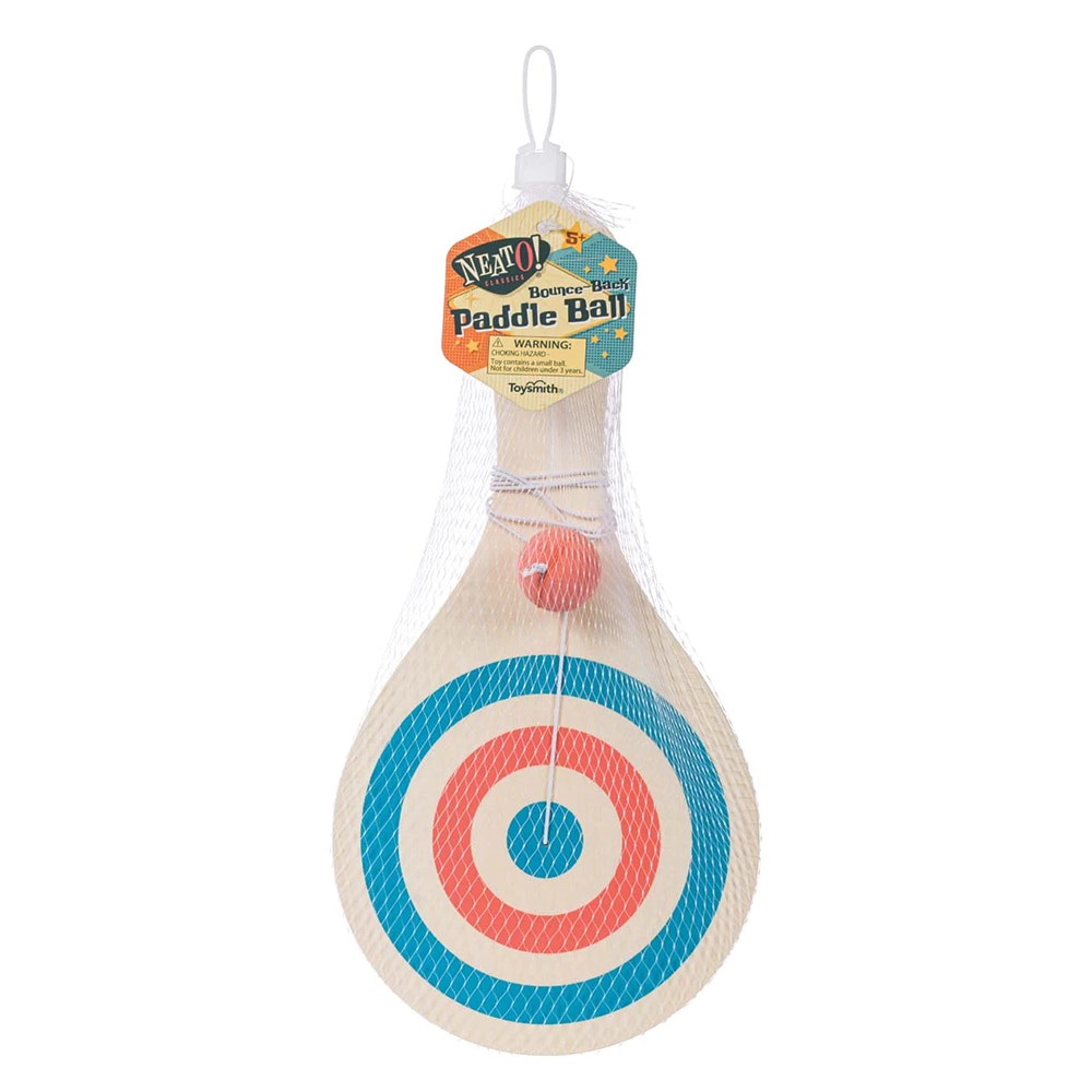 Toysmith, Toys & Figurines, Gifts, 649599, Bounce Back Paddle Ball